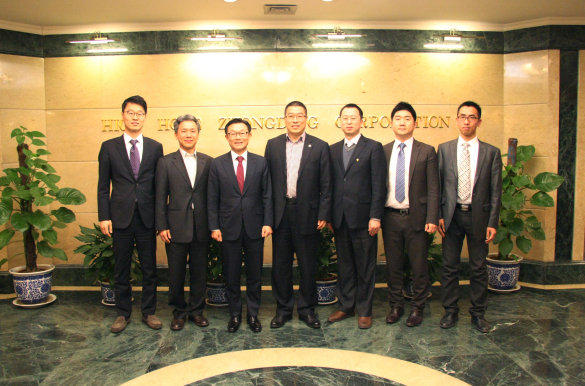 韓國東亞制藥社長一行訪問匯鴻中鼎及開元醫(yī)藥公司