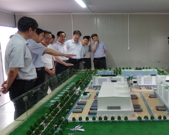 省人大史和平副主任視察匯鴻冷鏈物流項(xiàng)目