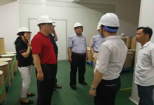 蔣金華副總裁調(diào)研中鼎醫(yī)藥下屬制藥工廠