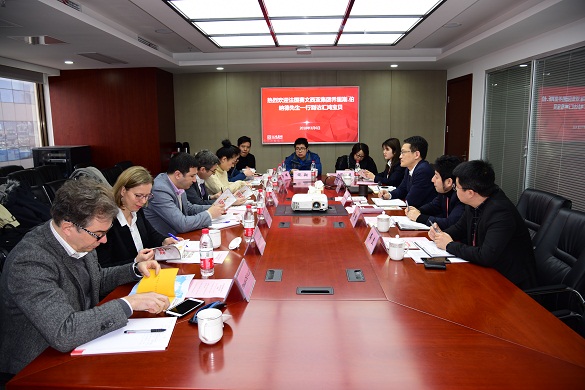 法國賽文西亞集團(tuán)一行到訪匯鴻寶貝公司